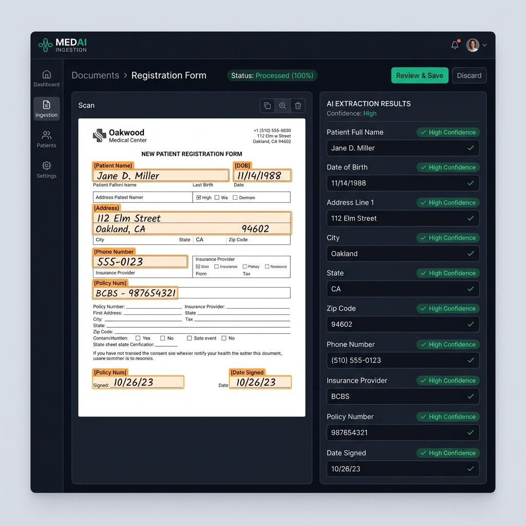 DocuFlow AI Ingestion Dashboard