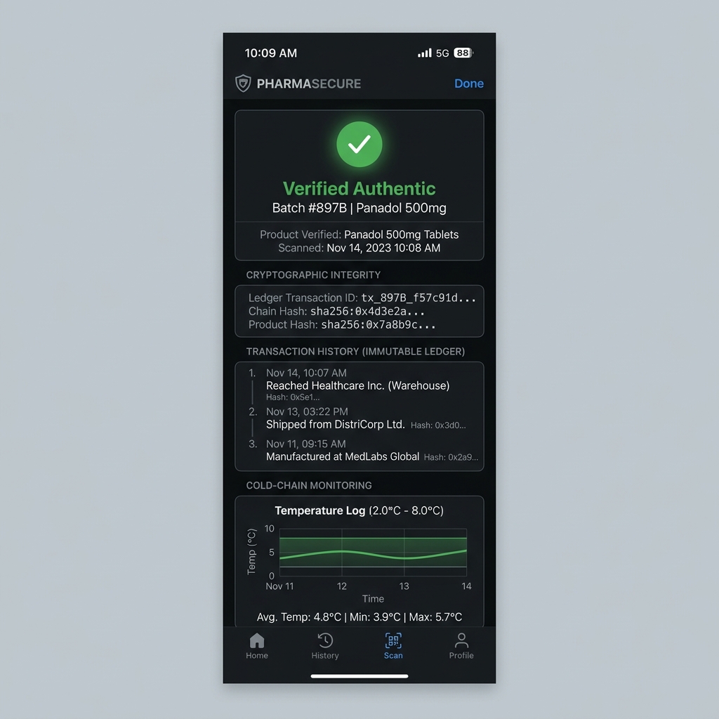 Veritas Supply Chain Verification Interface